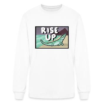 Rise Up - Men's Long Sleeve T-Shirt - white - Front