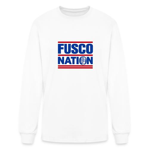 Fusco Nation with Mic (250th Show Commemorative) - Men's Long Sleeve T-Shirt