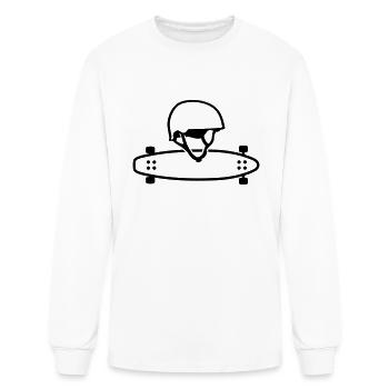 Longboard - Men's Long Sleeve T-Shirt - white - Front