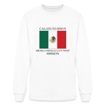 Mexico Mexico City West LDS Mission Called to - Men's Long Sleeve T-Shirt - white - Front
