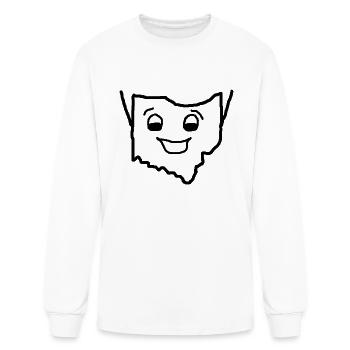 Ohio Excited - Men's Long Sleeve T-Shirt - white - Front