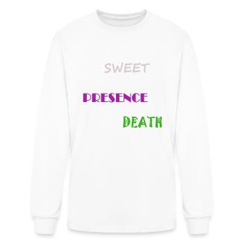 SWEET PRESENCE DEATH - Men's Long Sleeve T-Shirt - white - Front