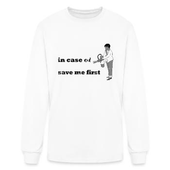 In Case of Emergency - Men's Long Sleeve T-Shirt - white - Front