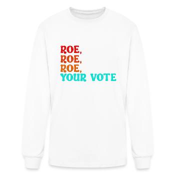 Roe Your vote - Men's Long Sleeve T-Shirt - white - Front