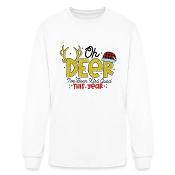 Oh Deer I ve Been Extra Good This Year - Men's Long Sleeve T-Shirt - white - Front