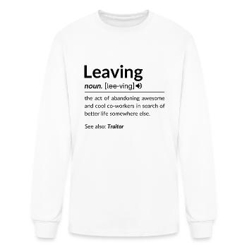 Going away Gift for Coworker - Men's Long Sleeve T-Shirt - white - Front