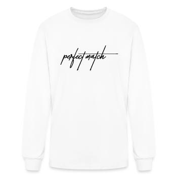 Perfect Match - Men's Long Sleeve T-Shirt - white - Front
