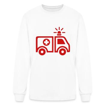 Ambulance - Men's Long Sleeve T-Shirt - white - Front
