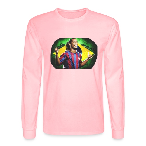 Ronaldinho Brazil/Barca print - Men's Long Sleeve T-Shirt
