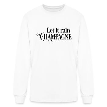 champagne - Men's Long Sleeve T-Shirt - white - Front