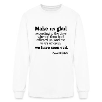 Bible verse - Men's Long Sleeve T-Shirt - white - Front