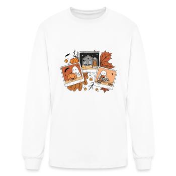 Haunted Polaroids - Men's Long Sleeve T-Shirt - white - Front