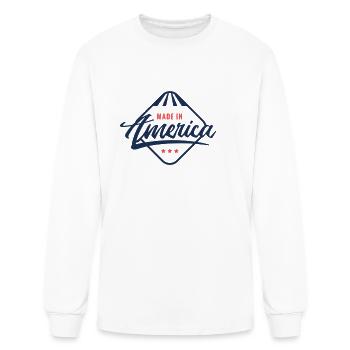 made in America - Men's Long Sleeve T-Shirt - white - Front