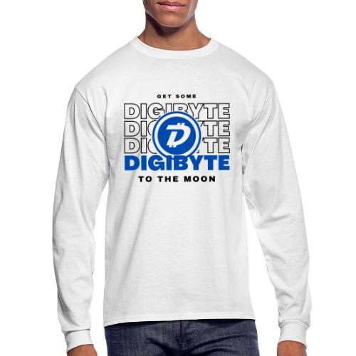 Digibyte. More secure, faster, forward thinking - Men's Long Sleeve T-Shirt