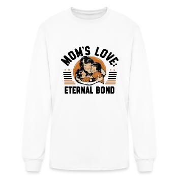 Mom's Love Tee: Vintage Charm - Men's Long Sleeve T-Shirt - white - Front