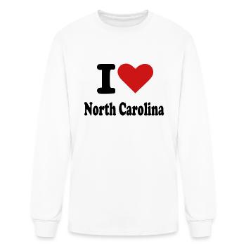 North Carolina - Men's Long Sleeve T-Shirt - white - Front