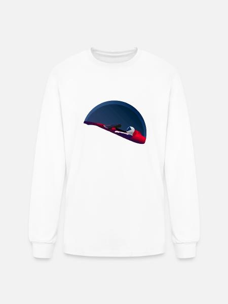 SpaceX Tesla Starman - Men's Long Sleeve T-Shirt - white