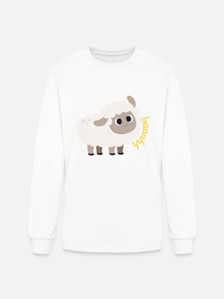 lamb baaahh - Men's Long Sleeve T-Shirt - white