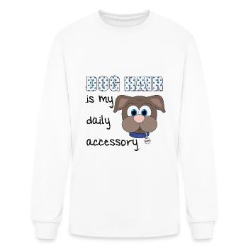 Dog Hair - Men's Long Sleeve T-Shirt - white - Front