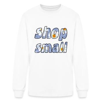 Shop Small daisy - Men's Long Sleeve T-Shirt - white - Front