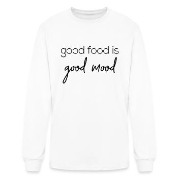 Good Food Is Good Mood - Men's Long Sleeve T-Shirt - white - Front