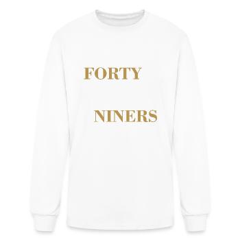Forty Fuckin Niners - Men's Long Sleeve T-Shirt - white - Front