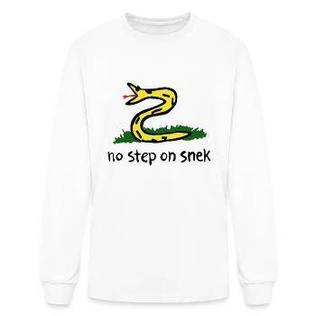No Step On Snek - Men's Long Sleeve T-Shirt - white - Front