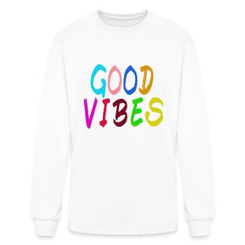 slogan - Men's Long Sleeve T-Shirt - white - Front
