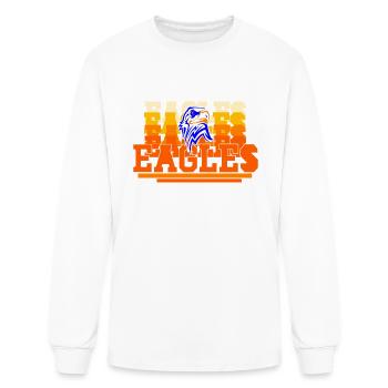 Eagles - Men's Long Sleeve T-Shirt - white - Front