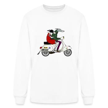 Brighton Bound Hounds - Men's Long Sleeve T-Shirt - white - Front