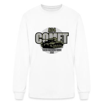 A34 Comet Tank Small logo girl - Men's Long Sleeve T-Shirt - white - Front