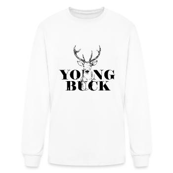 Young Buck - Men's Long Sleeve T-Shirt - white - Front