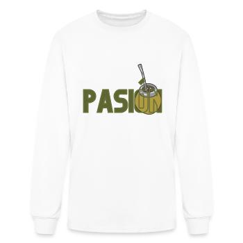 Mate love - Men's Long Sleeve T-Shirt - white - Front