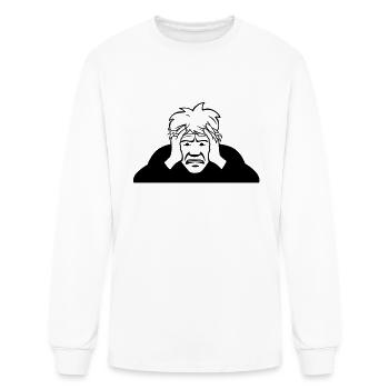 worried - Men's Long Sleeve T-Shirt - white - Front