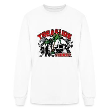 Treasure Seeker - Men's Long Sleeve T-Shirt - white - Front
