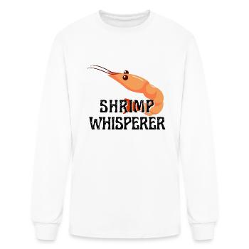 Shrimp Whisperer - Funny Shrimps Lover - Men's Long Sleeve T-Shirt - white - Front