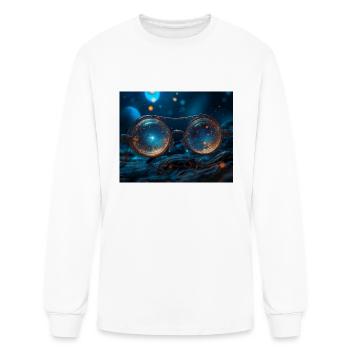 Universe in the sky - Men's Long Sleeve T-Shirt - white - Front