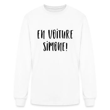En Voiture Simone - Men's Long Sleeve T-Shirt - white - Front