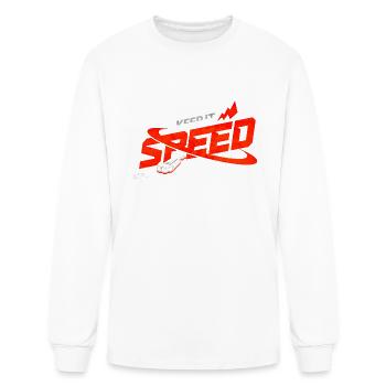 Keep it Speed - Men's Long Sleeve T-Shirt - white - Front