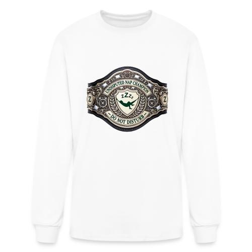 Nap Champion Belt T Shirt - Men's Long Sleeve T-Shirt