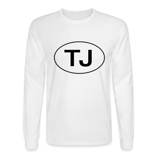 Jeep TJ Wrangler Oval - Men's Long Sleeve T-Shirt