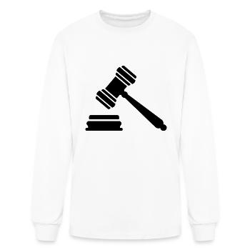 Judge - Men's Long Sleeve T-Shirt - white - Front