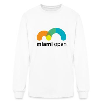 MIAMI OPEN - Men's Long Sleeve T-Shirt - white - Front
