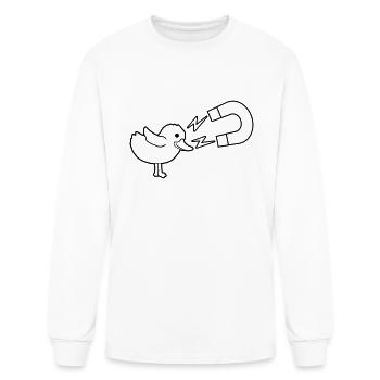 Womanizer Logo Chick Magnet - Men's Long Sleeve T-Shirt - white - Front