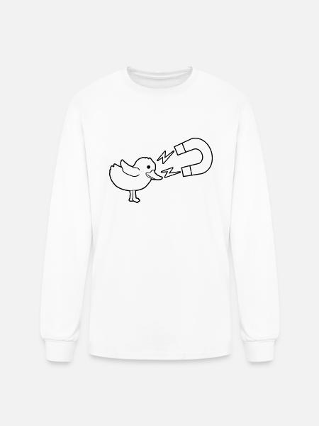 Womanizer Logo Chick Magnet - Men's Long Sleeve T-Shirt - white