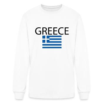Greece - Men's Long Sleeve T-Shirt - white - Front