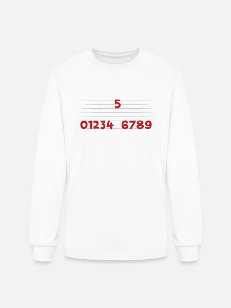 High Five - Men's Long Sleeve T-Shirt - white