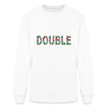 Make It A Double Twin Mom Of Twins Twin Mother - Men's Long Sleeve T-Shirt - white - Front