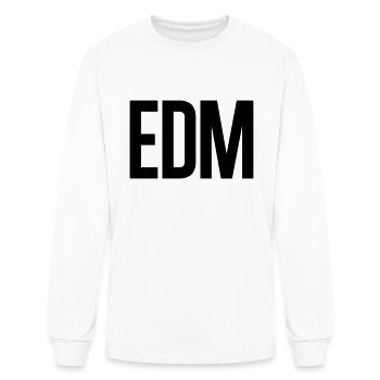 EDM (classic) - Men's Long Sleeve T-Shirt - white - Front
