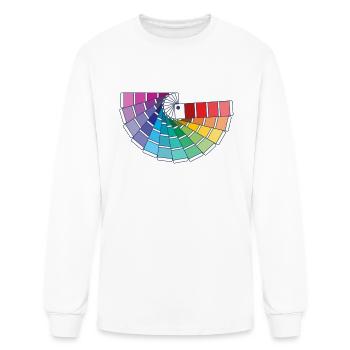 Pantone Color chip swatches books - Men's Long Sleeve T-Shirt - white - Front